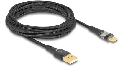 Obrázok produktu pre DeLOCK 80762, 3 m, USB A, USB C, USB 2.0, 0,48 Gbit/s, Čierna