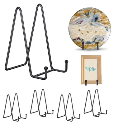 Image de Omgoods - Lot de 5 chevalets en fer pour décorations, 15 cm