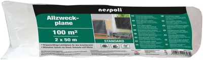 Produktbild von nespoli Abdeckfolie auf Rolle transparent 2x50m