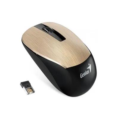 Immagine prodotto di GENIUS NX-7015 Gold USB 1200 DPI Funkmaus 2,4 GHz BlueEye Sensor Ein-Ausschalter 1x Alkaline-Batterie Typ AA