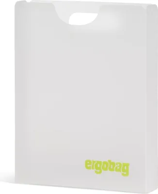 Produktbild von ergobag Heftebox DIN A4 inkl. Griff für mehr Ordnung im Schulranzen, durchsichtig und stabil transparent - Transparent