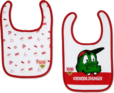 Produktbild von VfB Stuttgart Babylätzchen 2er Set