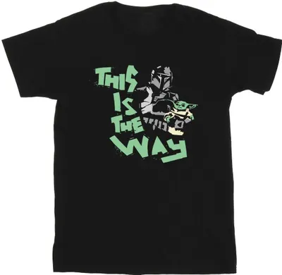 Produktbild von Star Wars - "The Mandalorian This Is The Way" T-Shirt für Herren BI47369 (XL) (Schwarz)