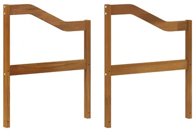 Produktbild von vidaXL Armlehne 2 pcs Natur 59 x 4 x 73 cm Massivholz Akazie