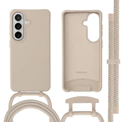 Immagine prodotto di Cover posteriore colorata imoshion con cordino rimovibile e MagSafe per Samsung Galaxy S26 - Nude