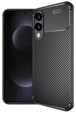 Obrázok produktu pre Puzdro Carbon pre Samsung Galaxy S25 Edge - Ochranné a štýlové KP36943