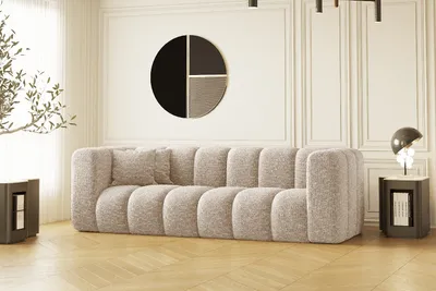 Produktbild von Kaiser Möbel Couch, Dreisitzer-Sofa Grand Modular Stoff Haga Ecru