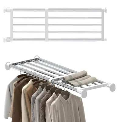 Zdjęcie produktu dla Omgoods - Regulowany system wieszaków na ubrania i półek na buty