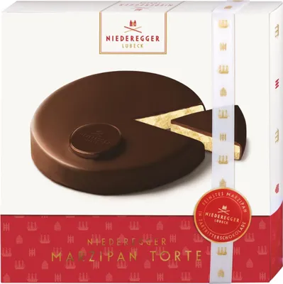 Produktbild von Marzipan Torte mit Zartbitter-Schokolade, 390 g, Niederegger