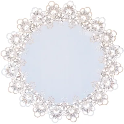 Immagine prodotto di Tovaglia MIRA filigrana pizzo jacquard poliestere rotonda Ø 60 cm