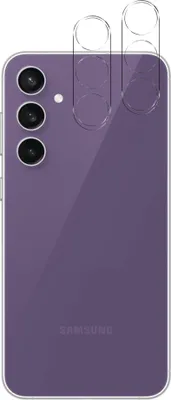 Zdjęcie produktu dla Folia ochronna na aparat do Samsung Galaxy S23 FE [2 sztuki] Folia ochronna na aparat Przezroczysta folia ze szkła hartowanego Folia chroniąca przed zarysowaniem tylnej soczewki Osłona obiektywu Phonillico®