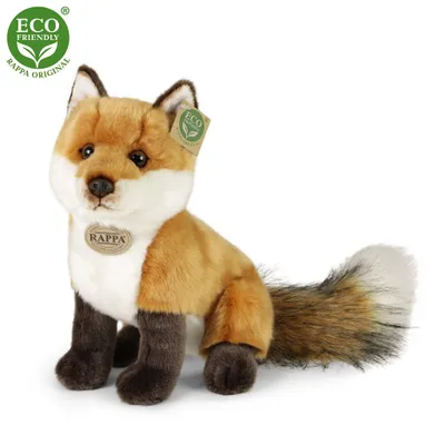 Image de RAPPA Renard en peluche assis 27 cm ECO-FRIENDLY