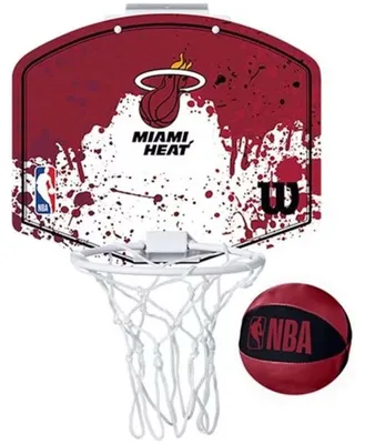 Produktbild von Wilson NBA Team Mini Hoop Team Miami Heat