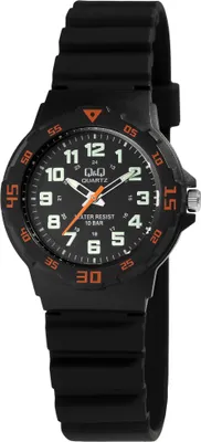 Produktbild von Q&Q Uniuhr mit Silikonarmband, 10 bar