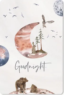 Produktbild von MuchoWow® Mauspad Mousepad Zitate - Gute Nacht - Sprichwörter - Kinder - Jungen - Mädchen - Kind 40x60 cm - Mousepads - Maus Mat - Pad - Mausunterlage - Schreibtisch Accesoire