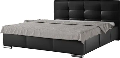 Produktbild von MIRJAN24 Polsterbett mit Bettkasten Lazio, Stilvoll Doppelbett, Lattenrost ist im Bettkasten integriert, Gasdruckfeder (Farbe: Soft 011, Größe: 160 x 200 cm)