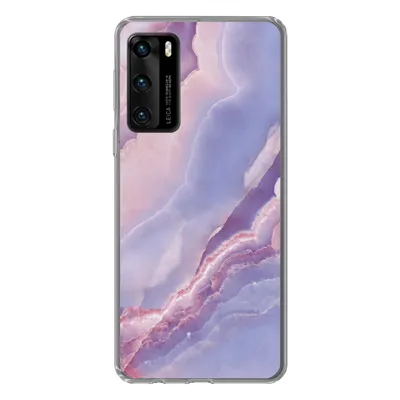 Produktbild von MuchoWow® Handyhülle Schutzhülle Hülle für Huawei P40 Kalkstein - Naturstein - Mineralien Silikon Softcase Handy Hülle - Handytasche