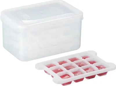 Produktbild von súprava foriem na kocky ľadu s krabičkou a vekom