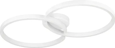 Produktbild von AMANDOLO Wand-/Deckenleuchte Lampe Beleuchtung - L67,5 x B38 x H6,5 cm - weiß - 19,5W inkl. - IP20