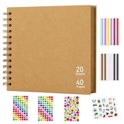 DIY Fotoalbum 40 Seiten 18×18 cm Scrapbook