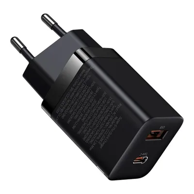 Produktbild von Baseus Super Si Pro Schnellladegert USB / USB Type C 30W Power Delivery Quick Charge schwarz (CCSUPP-E01)