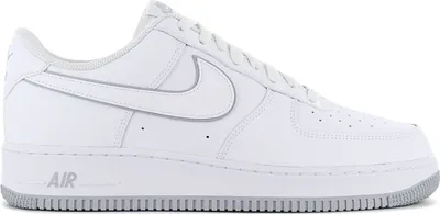 Produktbild von Nike Air Force 1 Low 07 - Herren Sneakers Schuhe Leder Weiß-Grau DV0788-100 , Größe: EU 43 US 9.5