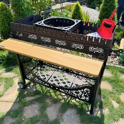 Produktbild von Garten Mangal Armada 2 für 20 Spieße in Schwarz