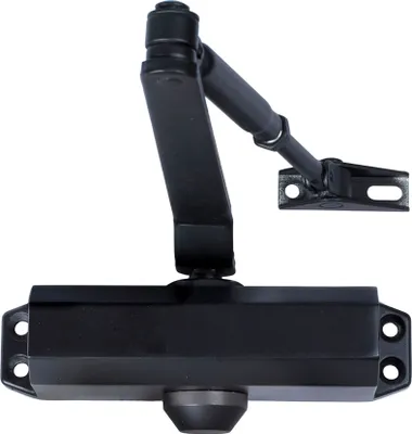 Immagine prodotto di Chiudiporta con forza di ritenuta 3. Colore nero (ante 80/100 cm.)