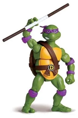 Zdjęcie produktu dla Figurka akcji teenage mutant ninja turtles donatello 15 cm dla chłopca