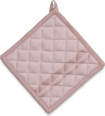 Produktbild von Topflappen, Baumwolle, Rosa mit Streifen, 20 x 20 cm - Kela | Tia