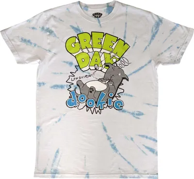 Immagine prodotto di Green Day - Maglietta "Dookie Longview" per uomo/donna Unisex RO5627 (XL) (Bianco)