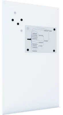 Productafbeelding van Whiteboard Skin Pro, zonder frame, 100 x 75 cm, magnetisch, wit