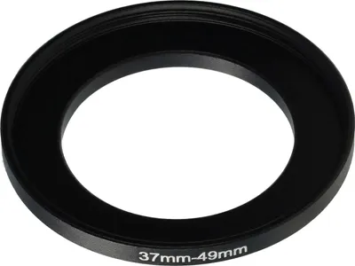 Produktbild von vhbw Step-Up-Ring Adapter 37 - 49mm für Kamera Objektiv - Filteradapter, Metall Schwarz