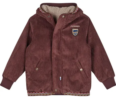 Produktbild von Finkid Kinder Jacke Juuri Cord Rot 90/100