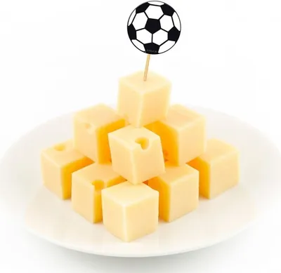 Produktbild von 20 Stk Fussball Piker Deko Zahnstocher Feier