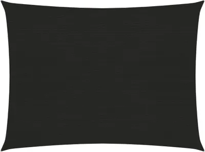 Zdjęcie produktu dla Żagiel przeciwsłoneczny, 160 g/m², czarny, 5x6 m, HDPE