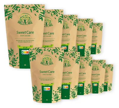 Produktbild von Sweetcare statt Kristallzucker: 10 kg (10 Tüten)