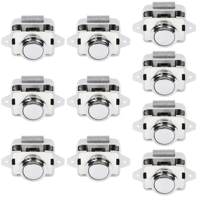 Productafbeelding van OCGIG 10 stuks drukknopsloten, kastdeursloten voor campers en caravans