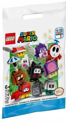 Produktbild von LEGO 71386 Super Mario Mario-Charaktere-Serie 2 Paket, Spielzeug zum Sammeln, 1 Einheit (zufällig ausgewählter Stil)