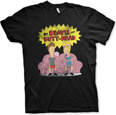 Produktbild von Beavis And Butt-Head T-Shirt Herren Beavis And Butt-Head schwarz L