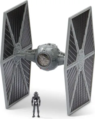 Image de Star Wars Tie Fighter Gris marine et figurine 8 cm Argent Argent Taille unique