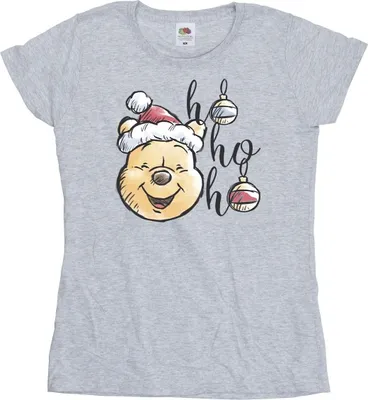 Produktbild von Disney - "Ho Ho Ho" T-Shirt für Damen BI44897 (M) (Grau)