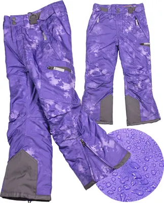 Produktbild von FIRI Kinderskihose Winter isoliert wasserdicht, lila, 146
