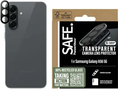 Image de Safe By Panzerglass Anneaux de Protection pour Samsung Galaxy A56 5G - Clair