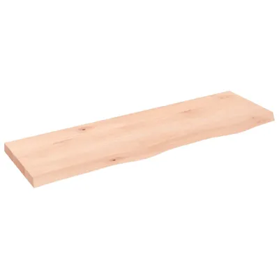 Immagine prodotto di vidaXL Piano lavabo 100x30x(2-4) cm in legno massiccio non trattato