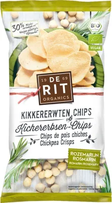 Produktbild von de Rit Kichererbsen-Chips Rosmarin 75g