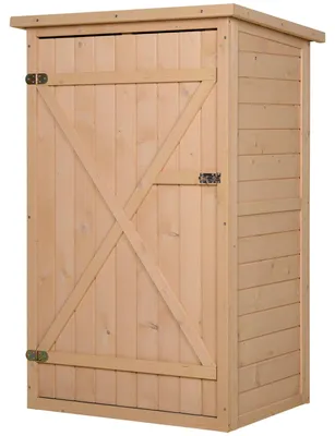Immagine prodotto di Capannone da giardino - Armadietto da giardino - Capanna da giardino - Deposito attrezzi - Mobile contenitore - Legno di abete - Tetto in bitume