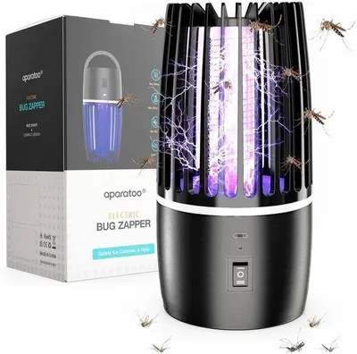 Productafbeelding van Muggenlamp 4200V - Elektrische Insectenverdelger - UV Licht - Waterdicht en Effectief Buiten