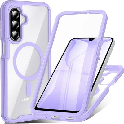 Produktbild von Handyhülle 360 Grad für Samsung Galaxy A17 5G Lila mit Displayschutz Stoßfest