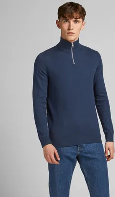 Immagine prodotto di Jack & Jones Emil Pullover a mezza zip da uomo